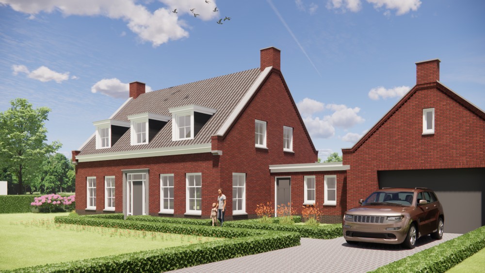 Afbeelding van Traditionele notariswoning met metselwerk gevels, zadeldak en erker - f0257648-9b95-4cf3-9e87-92b1ec533101