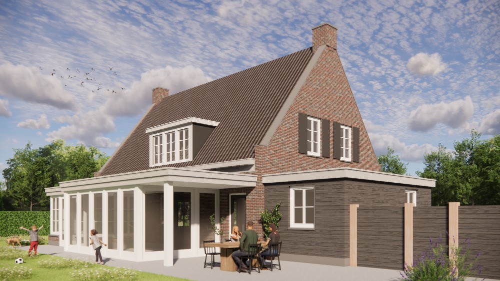 Afbeelding van Notariswoning met schilddak, rode baksteen en klassieke dakkapellen - e22c60e9-d978-44e8-83d7-5f888d841380