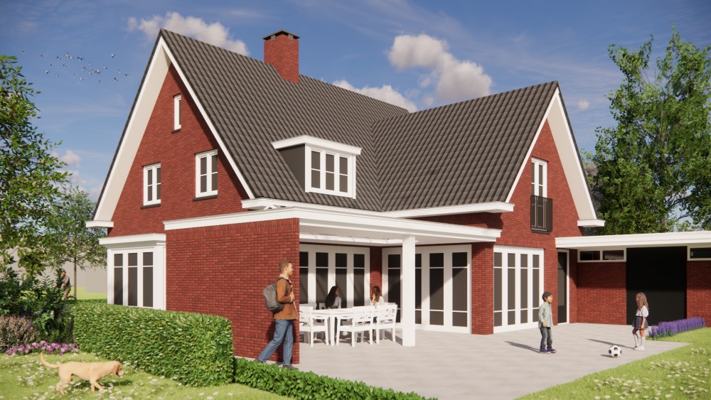 Afbeelding van Traditionele notariswoning met metselwerkgevel, dakkapel en risaliet - 1bc86a22-52ec-4f58-bd12-d0513e163d6b