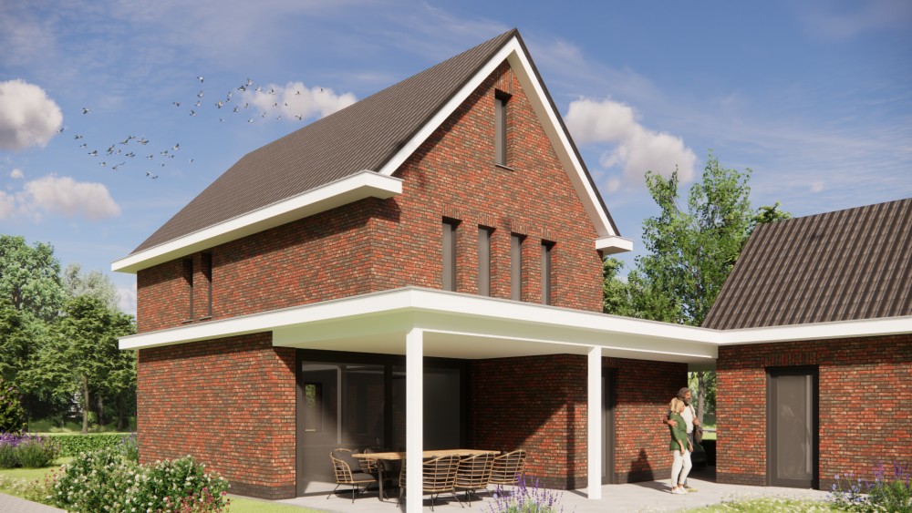 Afbeelding van Jaren 30 woning met risaliet, metselwerk en gegolfde dakpannen - b27c608e-c272-43a0-bd24-20394cc253b2