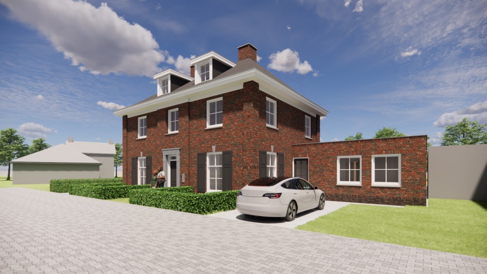 Afbeelding van Klassieke notariswoning met metselwerk gevels, gegolfde dakpannen en dakkapellen - 907bbf52-7399-408c-9cce-21fd1bff7de5