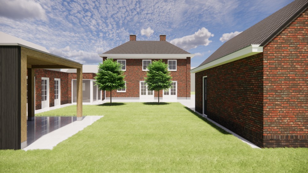 Afbeelding van Klassieke notariswoning met metselwerk gevels, gegolfde dakpannen en dakkapellen - 907bbf52-7399-408c-9cce-21fd1bff7de5