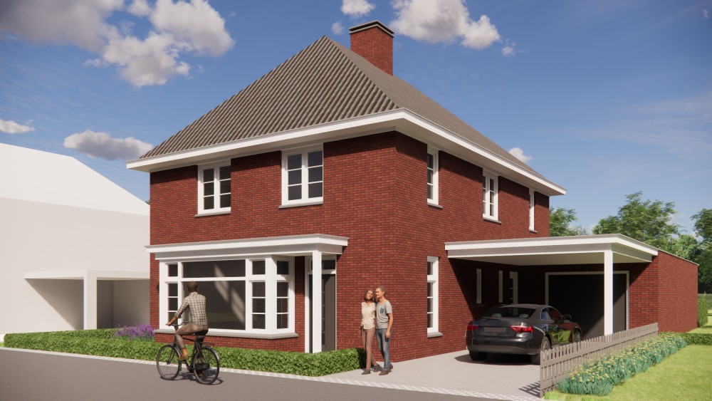 Afbeelding van Vrijstaande notariswoning met metselwerk gevels en klassiek schilddak - dc4e15f2-1668-488a-add1-a68fb86ef880