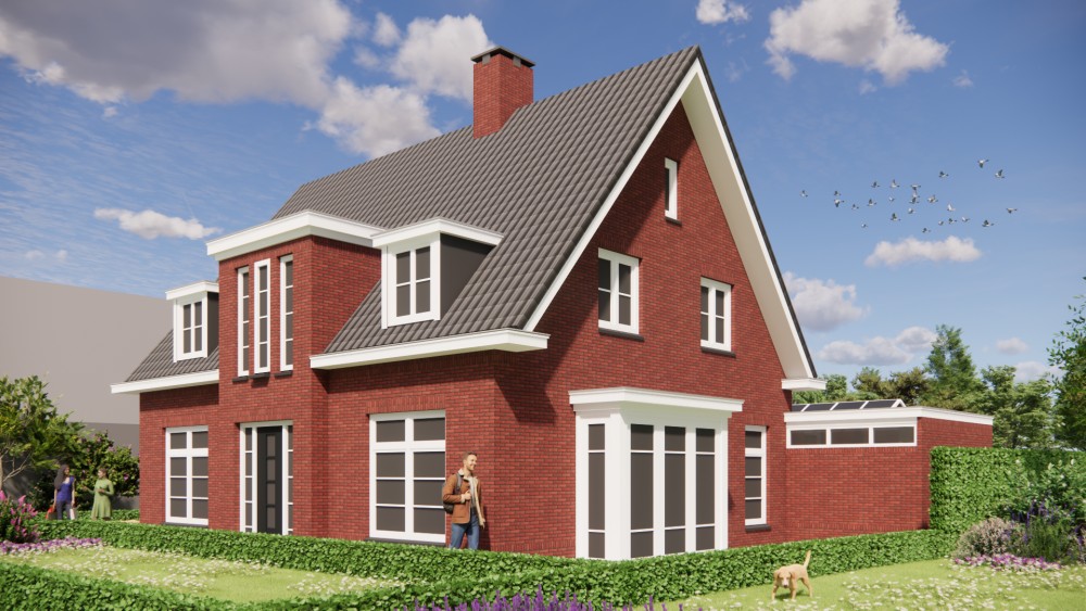 Afbeelding van Traditionele notariswoning met metselwerkgevel, dakkapel en risaliet - 1bc86a22-52ec-4f58-bd12-d0513e163d6b