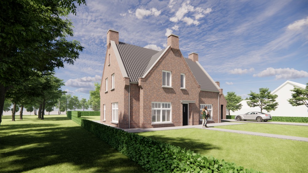 Afbeelding van Notariswoning met metselwerk gevels, gegolfde dakpannen en klassieke erker - 123d015a-f377-4df1-aaa8-e46de67690f7