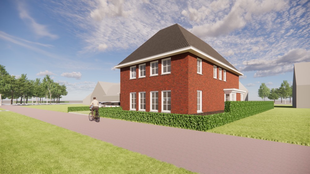 Afbeelding van Klassieke notariswoning met symmetrische gevel en gegolfde dakpannen - daff9fab-ae70-4193-80f8-14734e3cb7c8