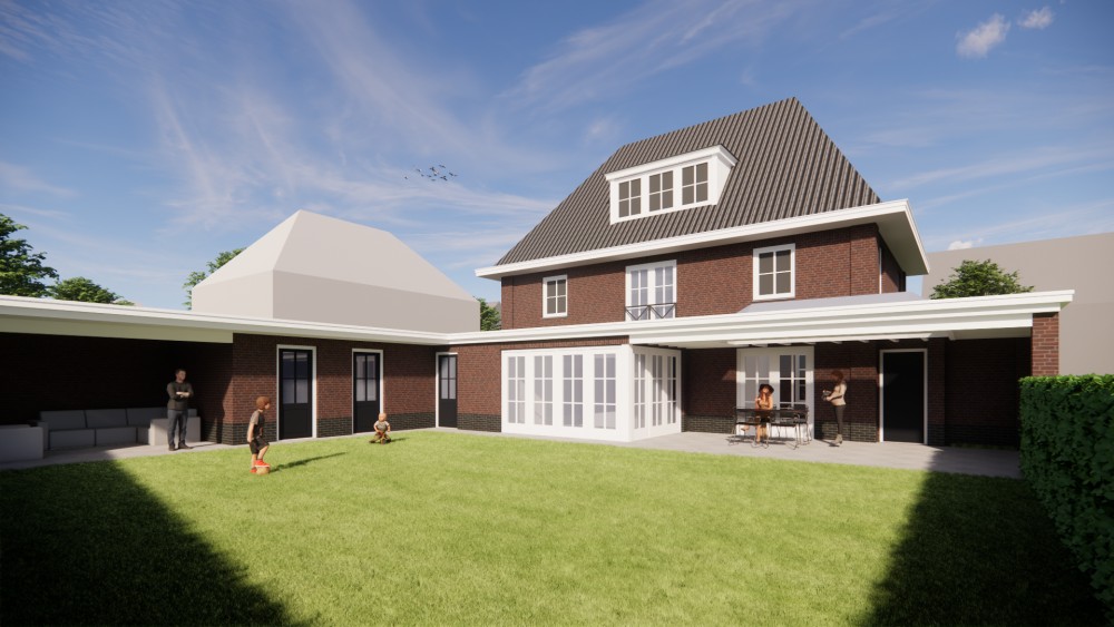 Afbeelding van Notariswoning met metselwerk gevels, dakkapellen en gegolfd schilddak - 8b47ddfd-8d7c-4ea2-8bdb-7e8d594fbebc