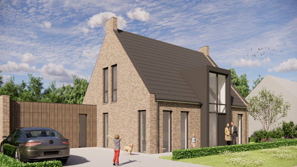 Afbeelding van Moderne woning met zadeldak en heldere volumes - 5e3f7ead-5ad3-47e1-9f9a-4f0fb4201cc9