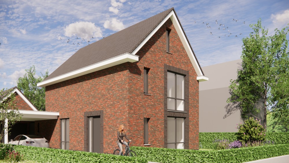 Afbeelding van Jaren 30 woning met risaliet, metselwerk en gegolfde dakpannen - b27c608e-c272-43a0-bd24-20394cc253b2