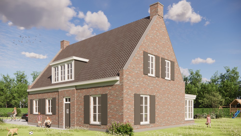 Afbeelding van Notariswoning met schilddak, rode baksteen en klassieke dakkapellen - e22c60e9-d978-44e8-83d7-5f888d841380