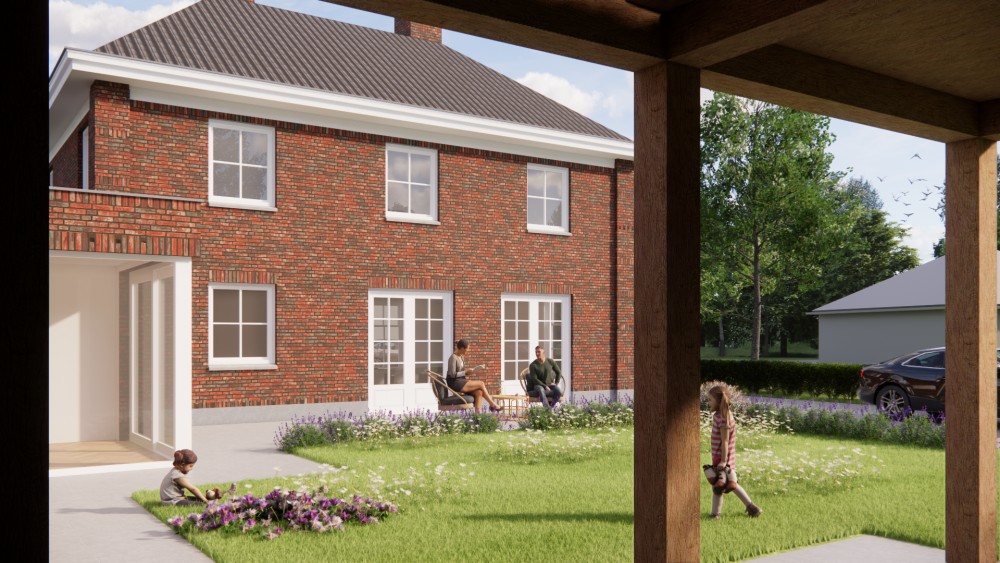 Afbeelding van Klassieke notariswoning met metselwerk gevels, gegolfde dakpannen en dakkapellen - 907bbf52-7399-408c-9cce-21fd1bff7de5