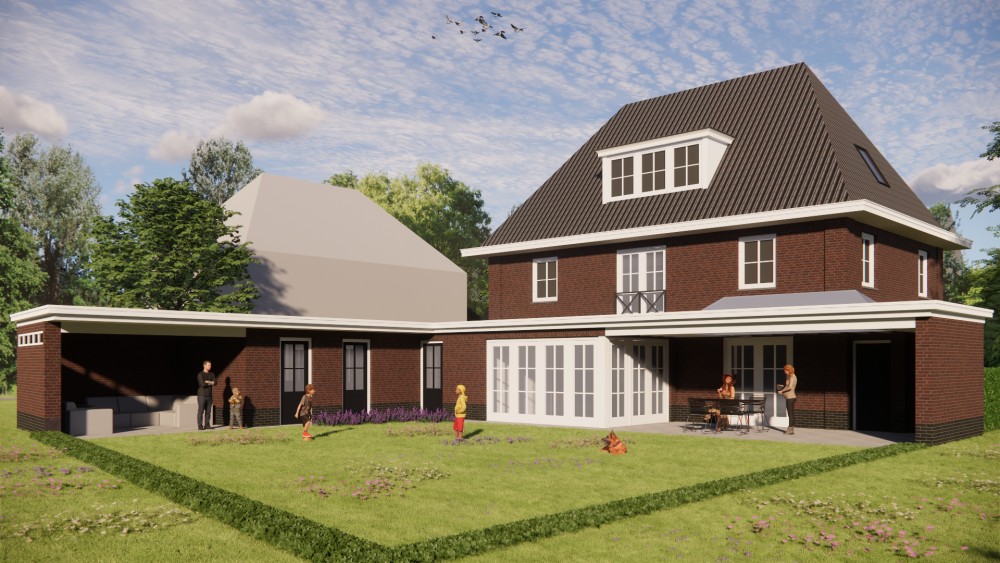 Afbeelding van Notariswoning met metselwerk gevels, dakkapellen en gegolfd schilddak - 8b47ddfd-8d7c-4ea2-8bdb-7e8d594fbebc