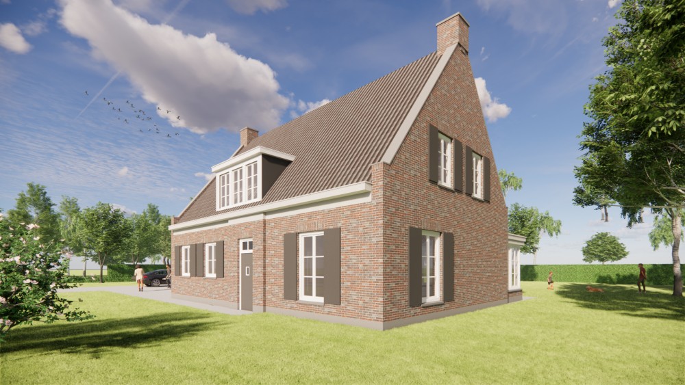 Afbeelding van Notariswoning met schilddak, rode baksteen en klassieke dakkapellen - e22c60e9-d978-44e8-83d7-5f888d841380