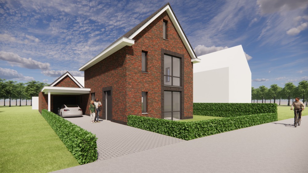 Afbeelding van Jaren 30 woning met risaliet, metselwerk en gegolfde dakpannen - b27c608e-c272-43a0-bd24-20394cc253b2