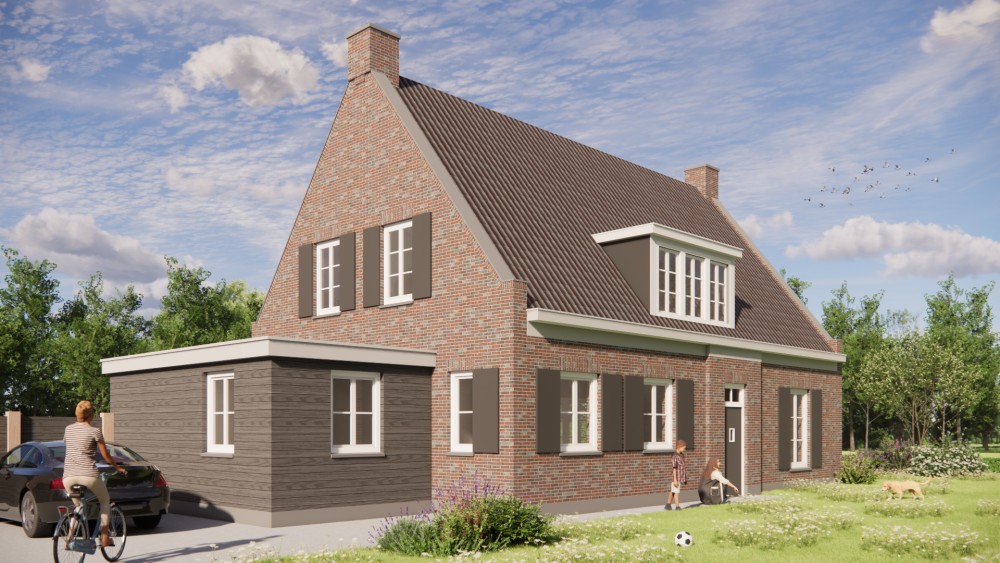 Afbeelding van Notariswoning met schilddak, rode baksteen en klassieke dakkapellen - e22c60e9-d978-44e8-83d7-5f888d841380
