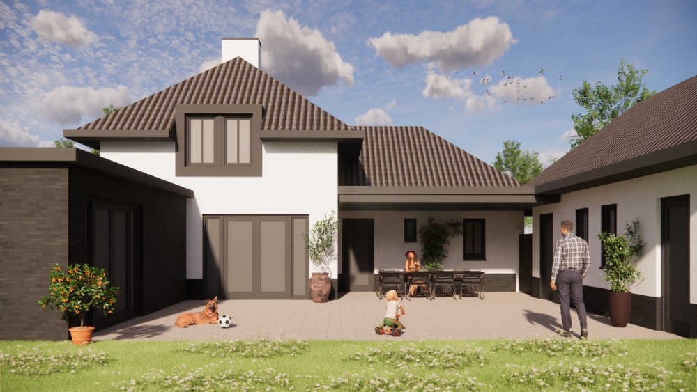 Afbeelding van Vrijstaande woning met schilddak, royale overstekken en houten gevelaccenten - ecd42699-d12b-433a-a1e7-2de208ff3b4a