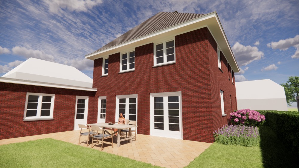 Afbeelding van Vrijstaande notariswoning met metselwerk gevels en klassiek schilddak - dc4e15f2-1668-488a-add1-a68fb86ef880