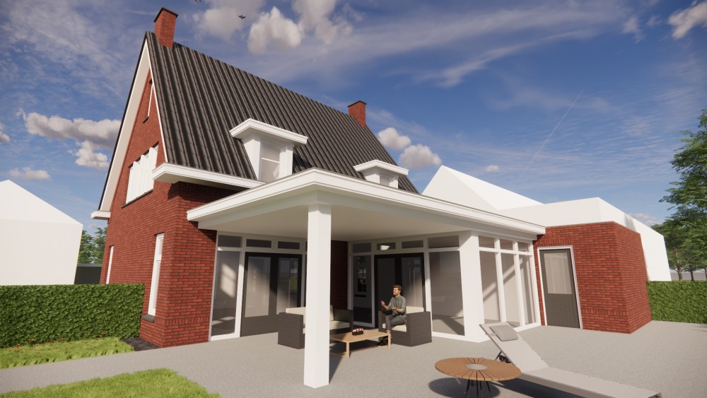 Afbeelding van Jaren 30 notariswoning met zadeldak, metselwerk en houten kozijnen - 5942b093-6716-4ca9-871c-197e72a04f78