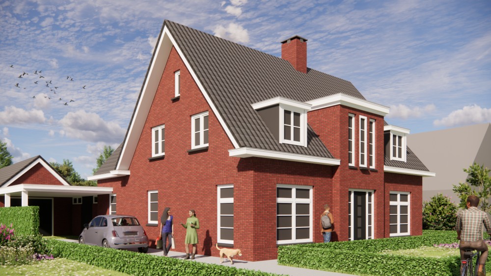 Afbeelding van Traditionele notariswoning met metselwerkgevel, dakkapel en risaliet - 1bc86a22-52ec-4f58-bd12-d0513e163d6b