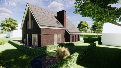 Project image Modern landhuis met zadeldak en houten accenten - 7bdb2359-080e-4697-957f-33559bb8538e