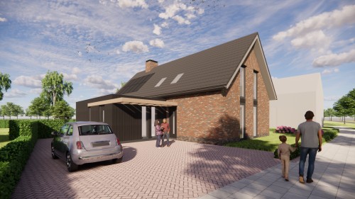 Project image Landelijke schuurwoning met metselwerk en houten accenten - 23bec32e-6fa5-4476-a0d5-b6d2f8c981be