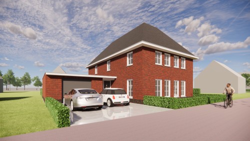 Afbeelding van Klassieke notariswoning met symmetrische gevel en gegolfde dakpannen - daff9fab-ae70-4193-80f8-14734e3cb7c8