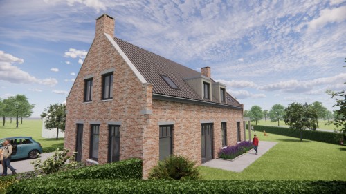 Afbeelding van Vrijstaande Kempische woning in metselwerk met zadeldak en gegolfde dakpannen - 34a3e8b4-1fe0-48d7-9fd9-822478376cc6