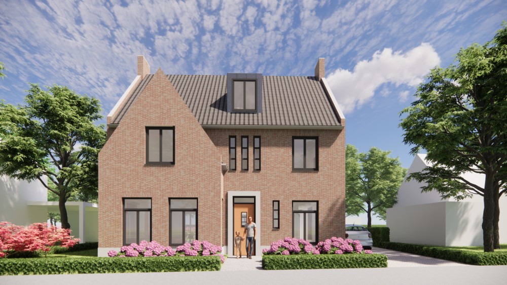 Afbeelding van Kempisch vrijstaand woonhuis met metselwerk gevels, zadeldak en gegolfde dakpannen - 59e25c26-0871-41ef-a637-238b77d6f384