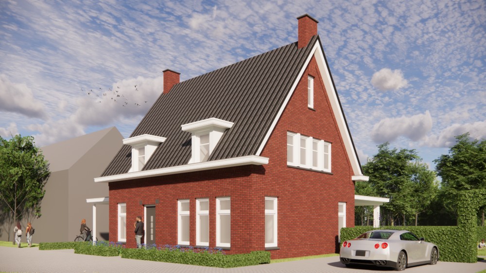 Afbeelding van Jaren 30 notariswoning met zadeldak, metselwerk en houten kozijnen - 5942b093-6716-4ca9-871c-197e72a04f78