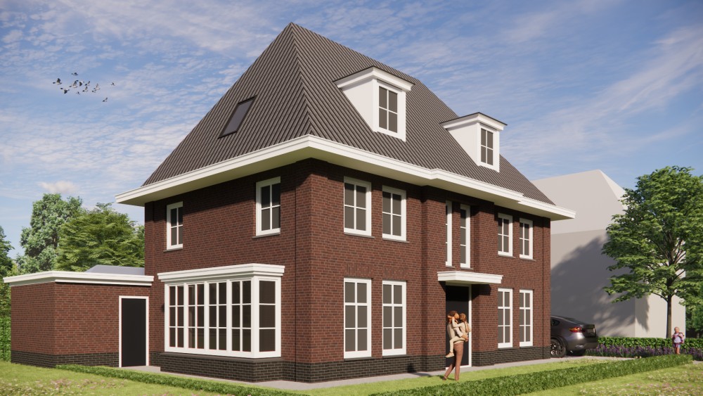 Afbeelding van Notariswoning met metselwerk gevels, dakkapellen en gegolfd schilddak - 8b47ddfd-8d7c-4ea2-8bdb-7e8d594fbebc