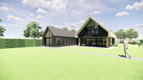 Project image Moderne landelijke schuurwoning met rieten dak en houten gevel - 13d95779-04fd-4493-9a52-39b82c1ff970