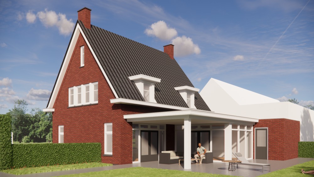 Afbeelding van Jaren 30 notariswoning met zadeldak, metselwerk en houten kozijnen - 5942b093-6716-4ca9-871c-197e72a04f78