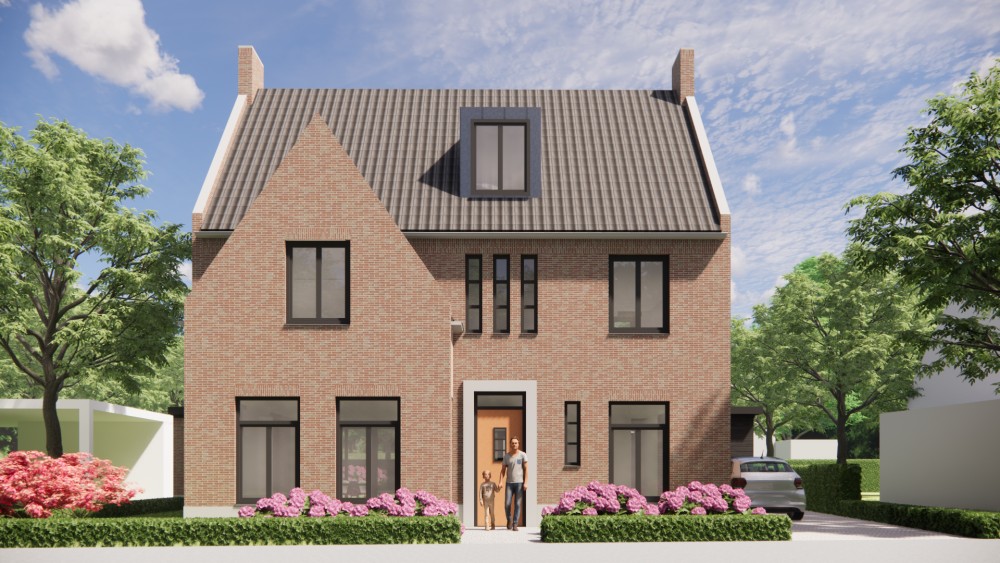 Afbeelding van Kempisch vrijstaand woonhuis met metselwerk gevels, zadeldak en gegolfde dakpannen - 59e25c26-0871-41ef-a637-238b77d6f384