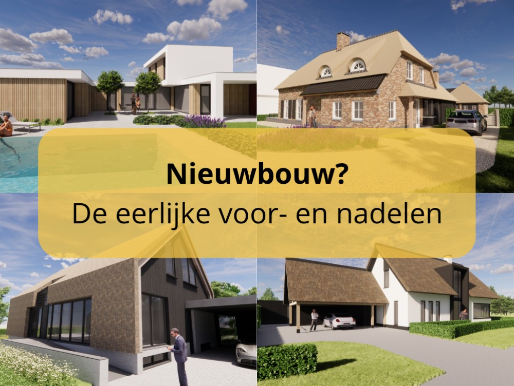 Header afbeelding voor nieuwbouw bouwen: de eerlijke voor- en nadelen (en hoe je kiest)